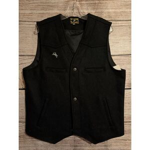 Wyoming Traders | Wyoming Wool Vest | Men's | Black | NEW | Medium
